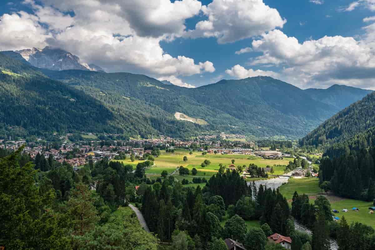 sentiero montano piedi