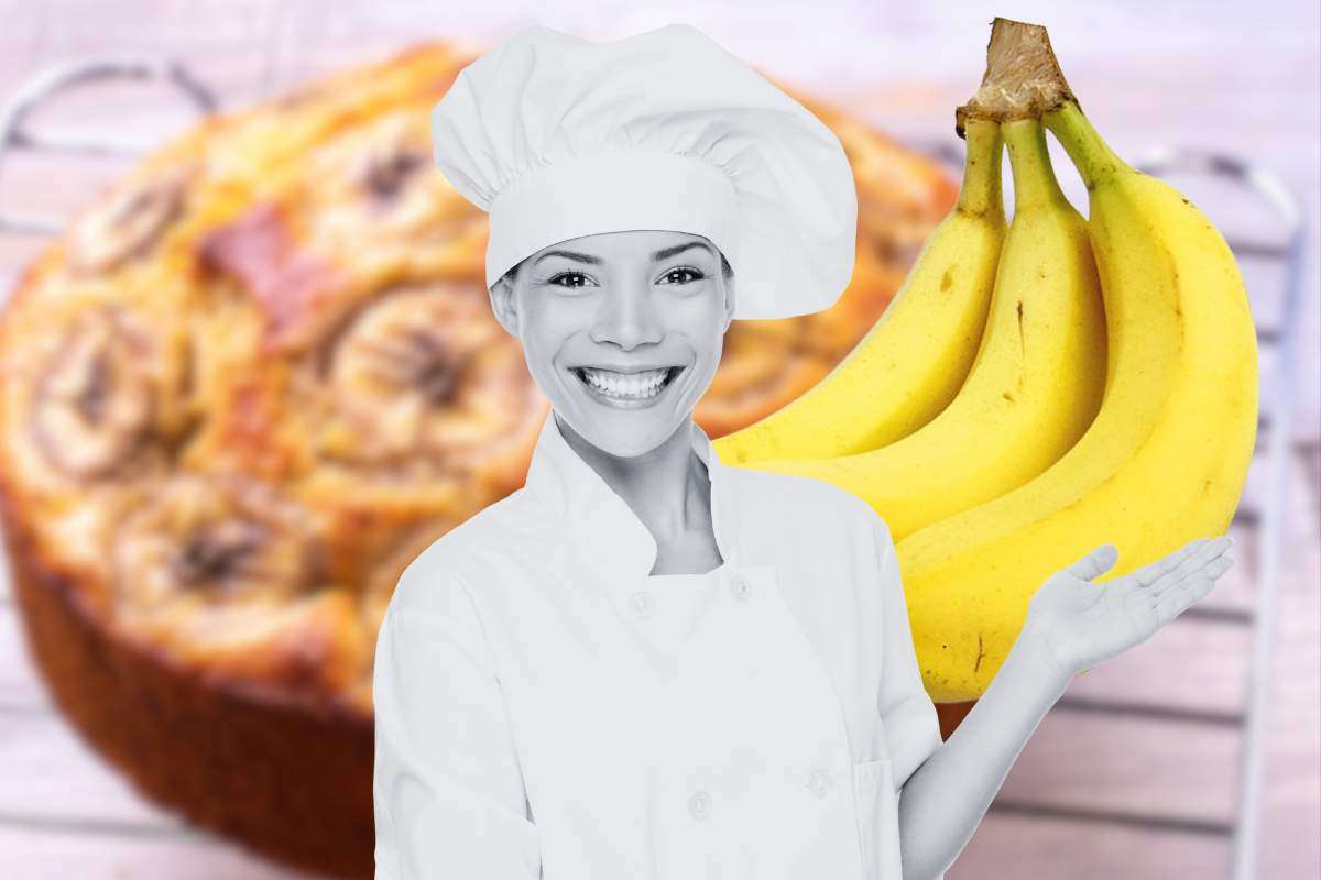 torta alle banane facile e veloce: la ricetta