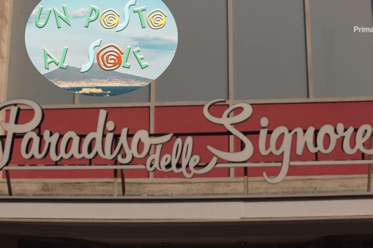 logo un posto al sole e il paradiso delle signore